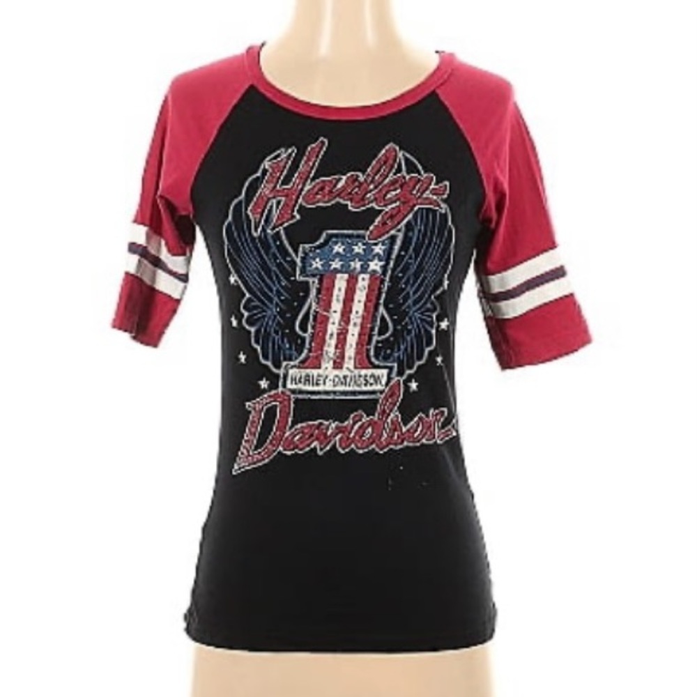 Harley Davidson Womens shirt. Short sleeve.